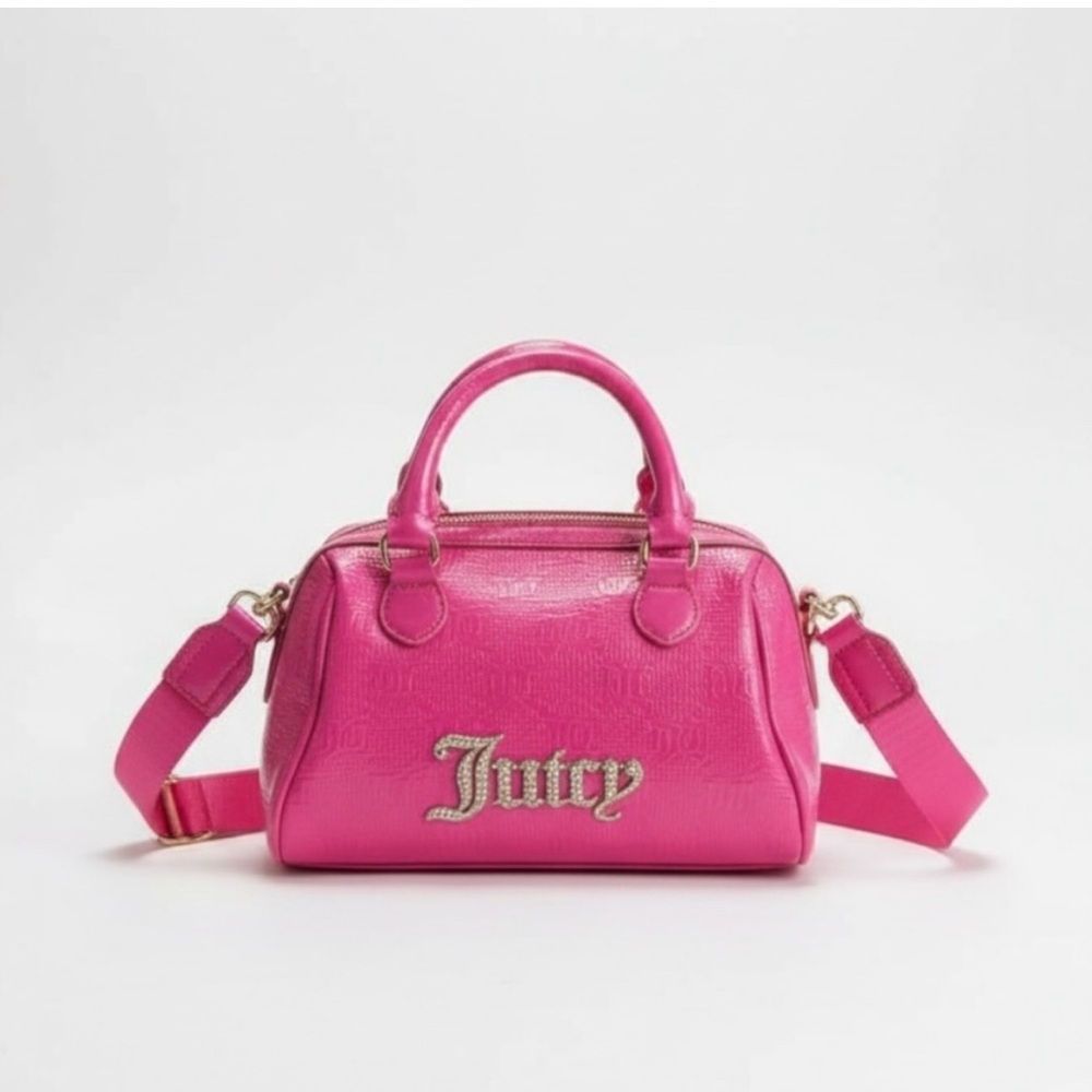 Juicy Couture Pink Backpack with Gold Accents